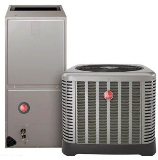3 Ton Rheem 15 SEER2 R454B Two Stage Heat Pump System  RP15AY36AJ2NA RH2TY3617STANNJ