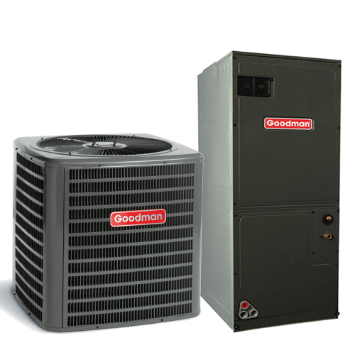 1.5 Ton Goodman 15.2 SEER2 R32 Heat Pump System GLZS4BA1810, AMST24BU1300
